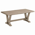 Holztisch Eiche 180x90 cm Hellbraun