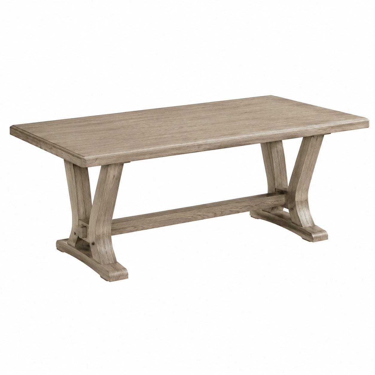 Holztisch Eiche 180x90 cm Hellbraun